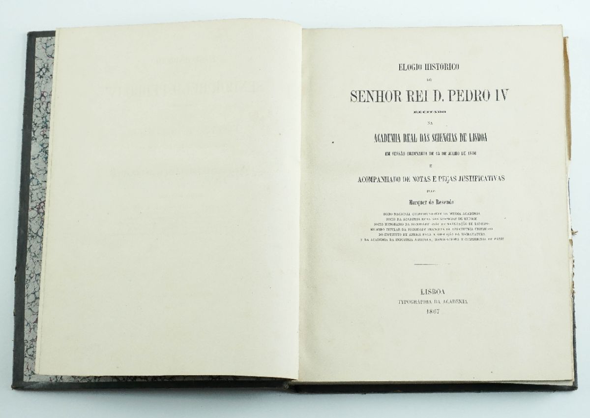 Elogio Histórico do Senhor Rei D. Pedro IV