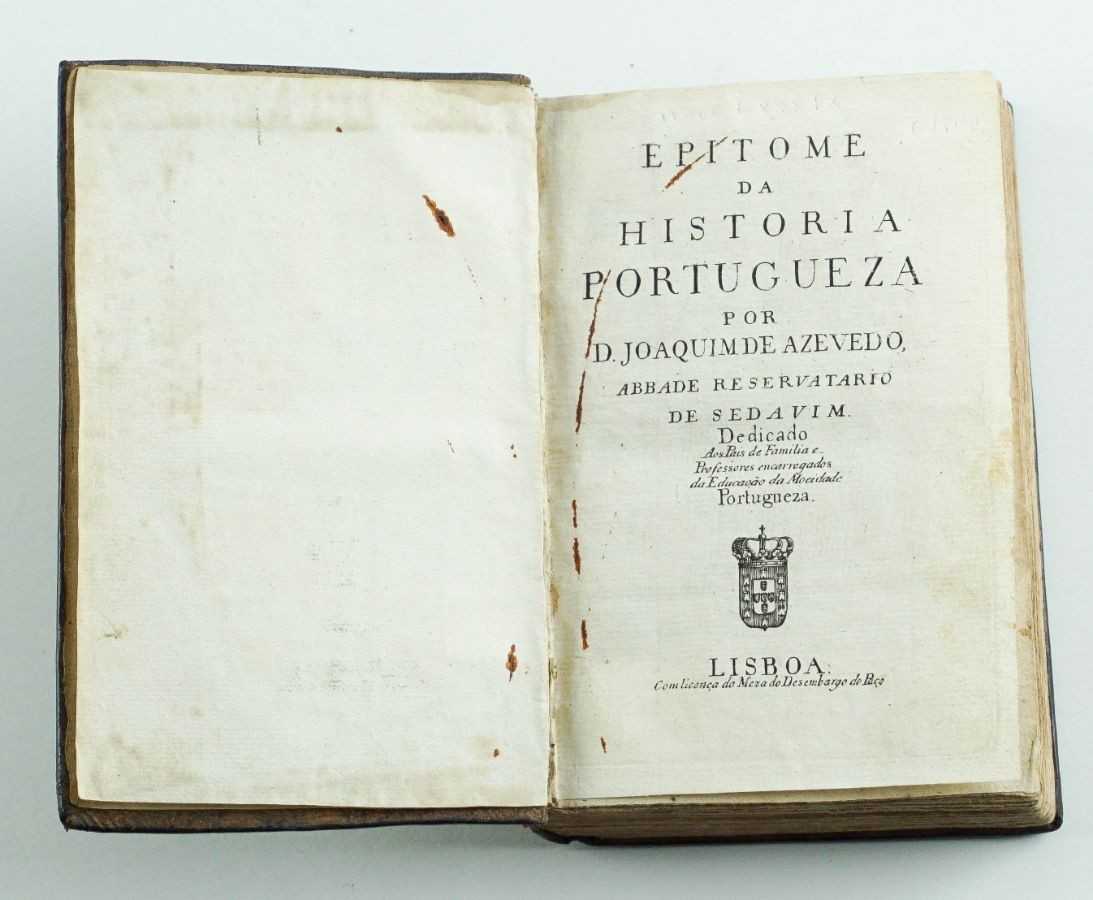 Epitome da História Portugueza – 1789