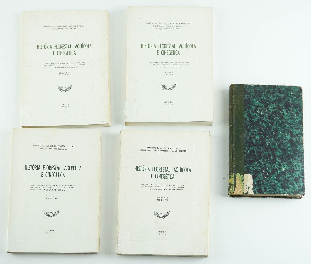 Livros sobre a Floresta Portuguesa sec XIX e XX