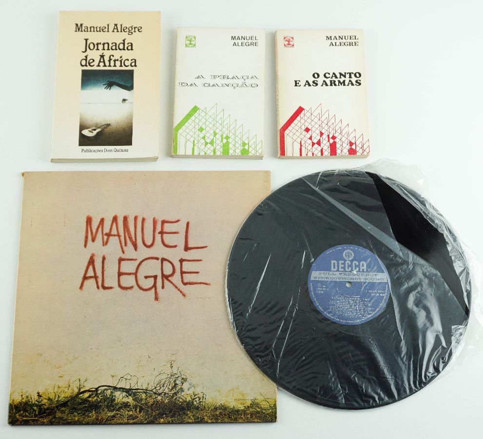Manuel Alegre –Livros e Vinil
