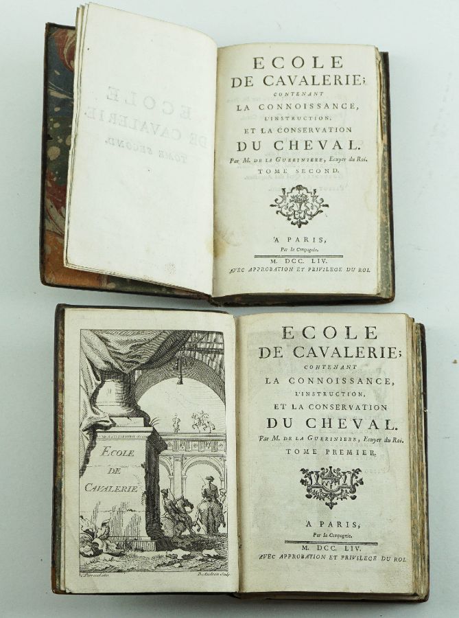 Ecole de Cavalerie Contenant La Connoissance, L'Instruction et La Conservation Du Cheval – 1754
