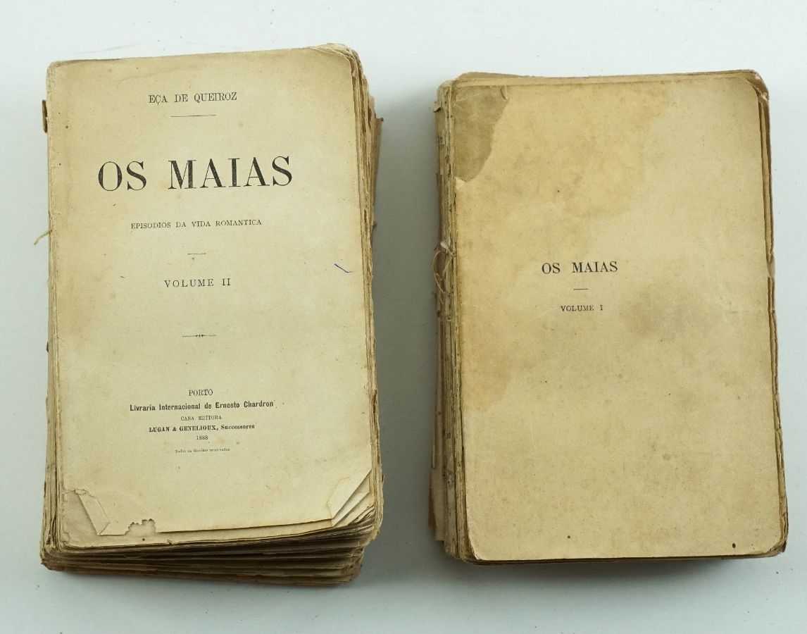 Os Maias, Eça de Queiroz – 1ª edição