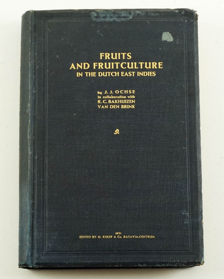 Fruits and Fruitculture in The Dutch East Indies