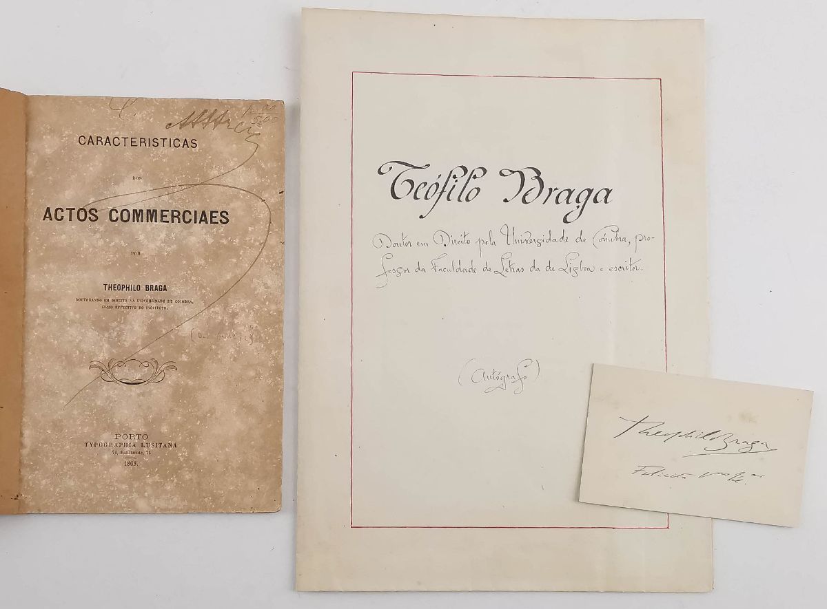 Manuscrito de Téofilo Braga – 1910