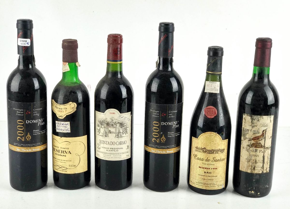 6 Garrafas de Vinho Tinto