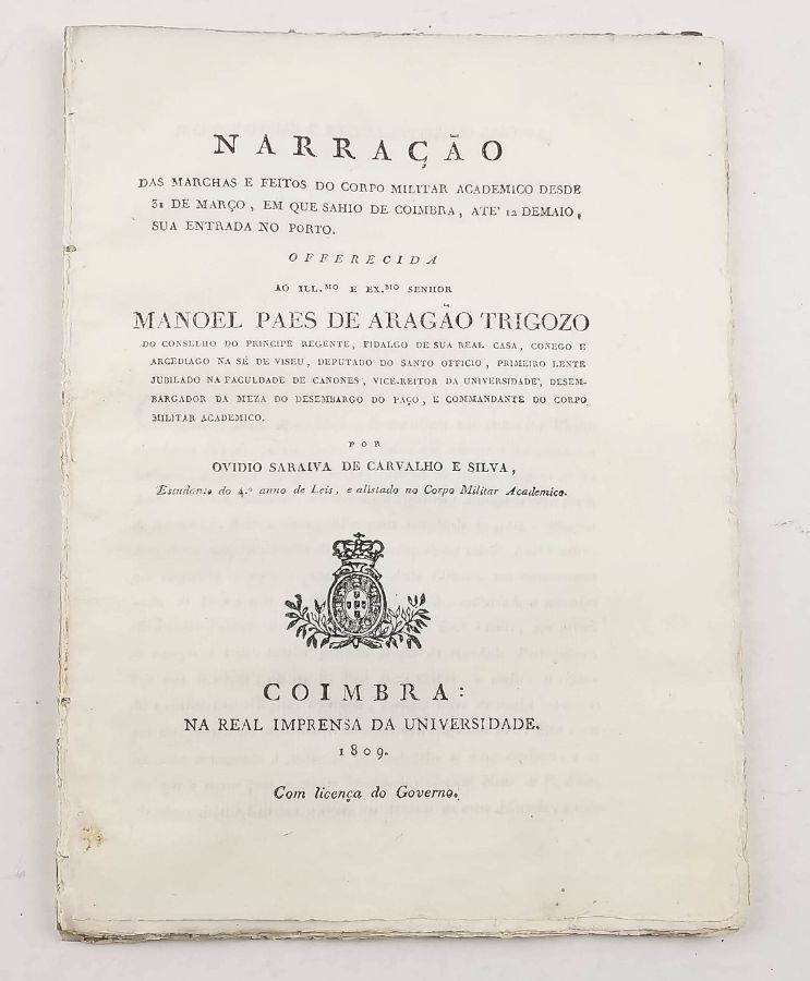 Invasões Francesas – Corpo Militar Académico de Coimbra (1808)