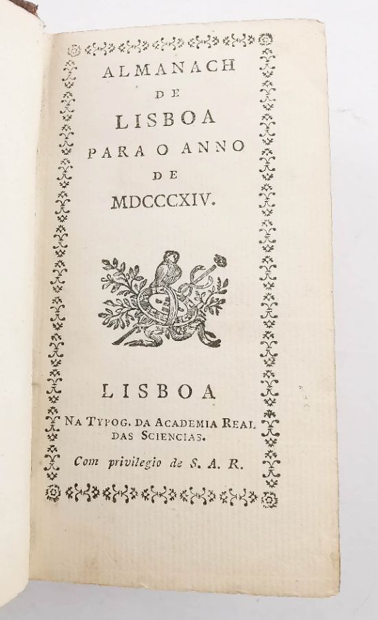 Almanaque para 1814, último ano da Guerra Peninsular.