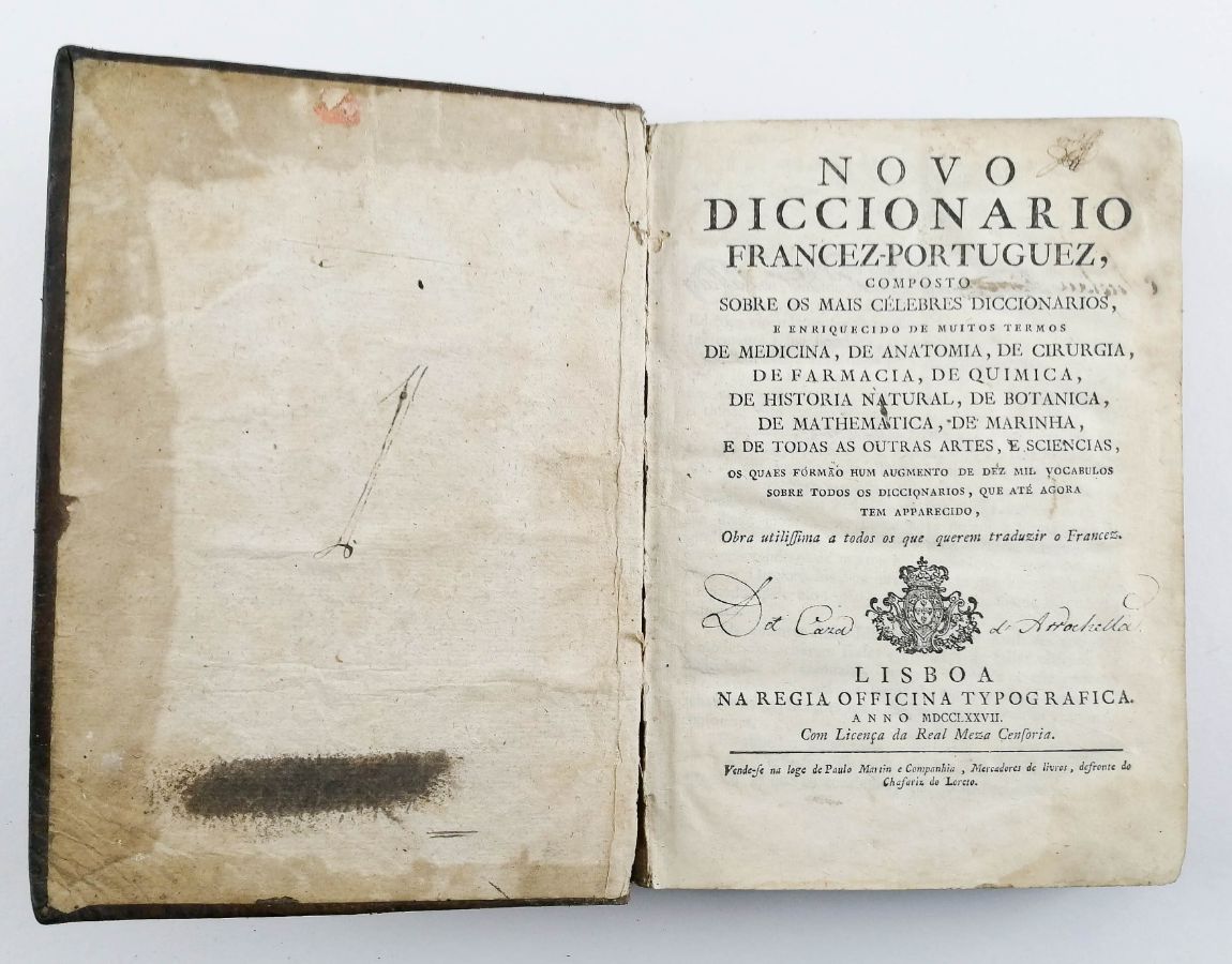 Novo Diccionário Francez – Portuguez – 1777