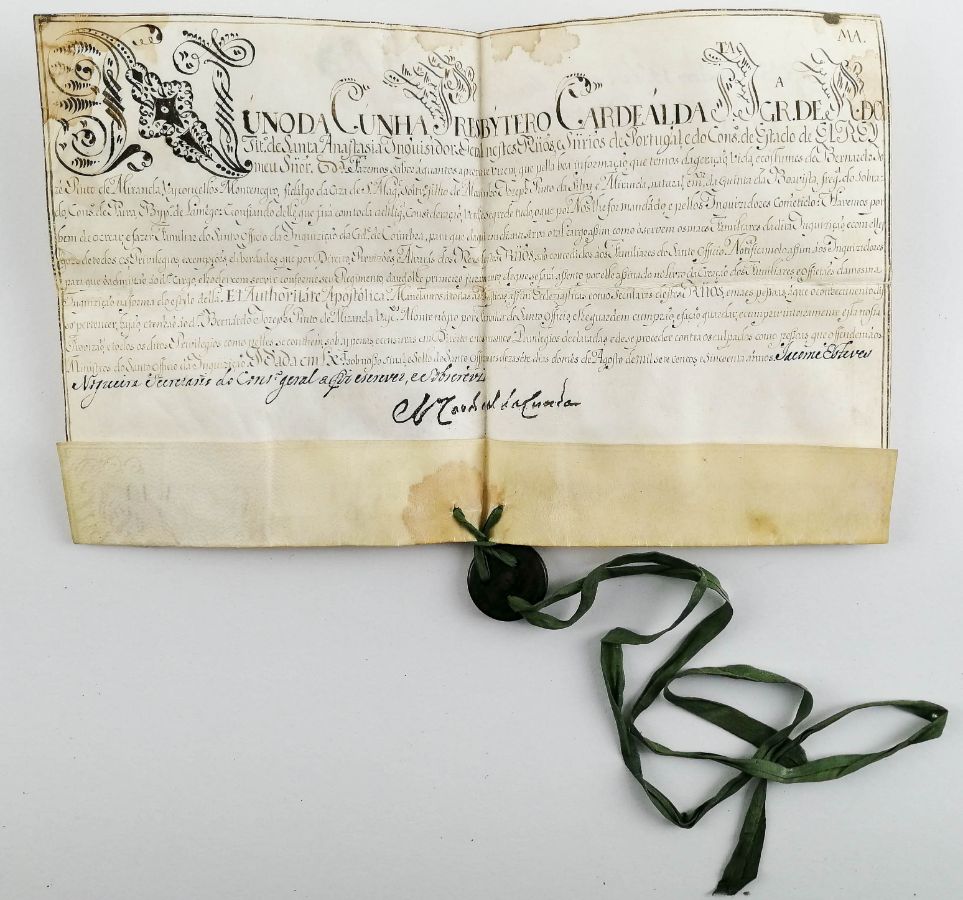 Pergaminho de Inquisidor Português, 1751