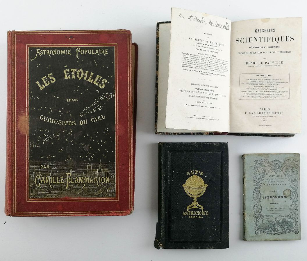 Livros sobre Astronomia sec XIX