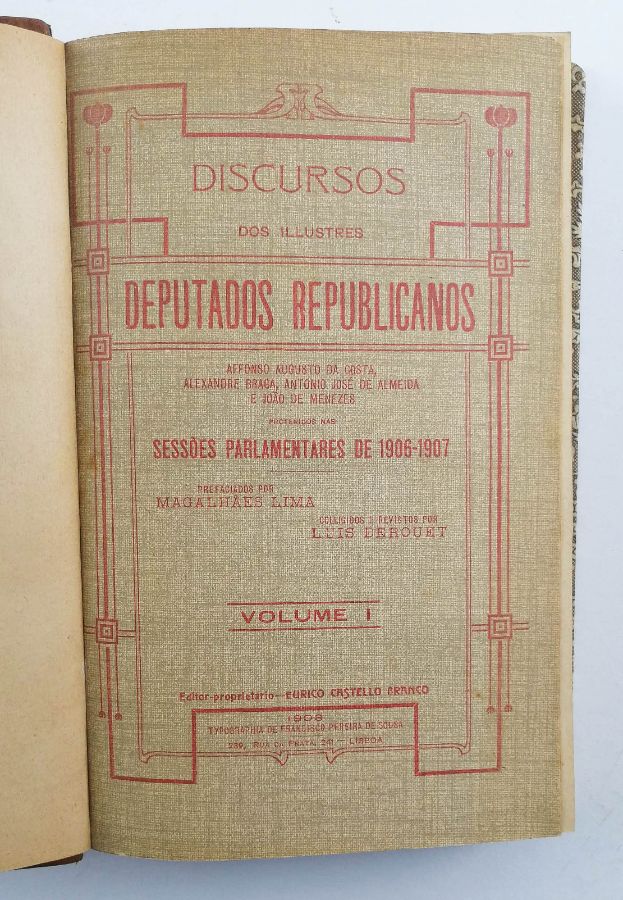 Discursos dos Ilustres Deputados Republicanos