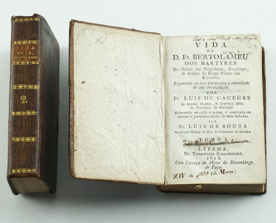 Vida de D. Fr. Bertolomeu dos Martyres – 1818