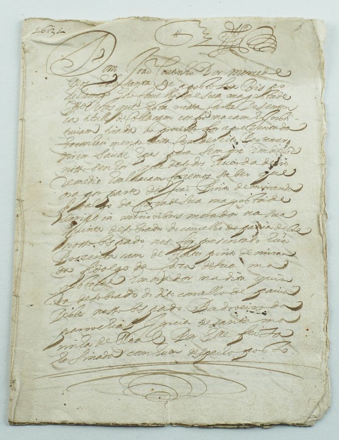 Carta de Sentença – manuscrito- Bispo de Lamego, 1631