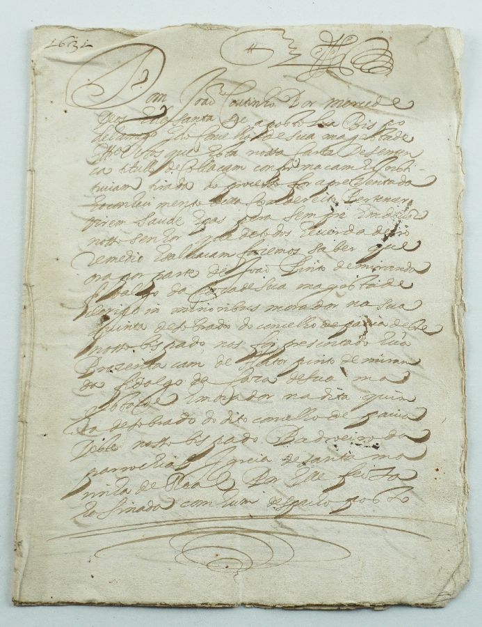 Carta de Sentença – manuscrito- Bispo de Lamego, 1631