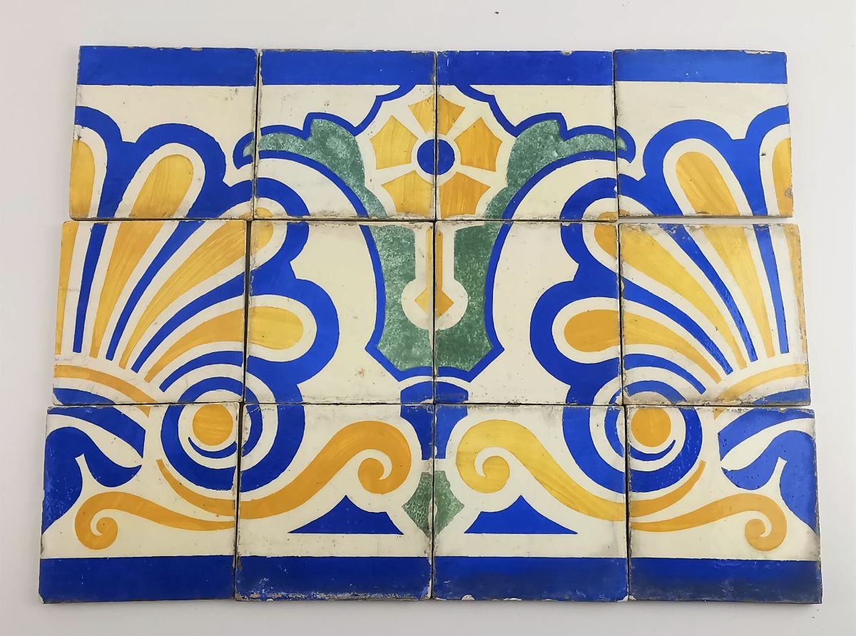 Painel de 12 Azulejos