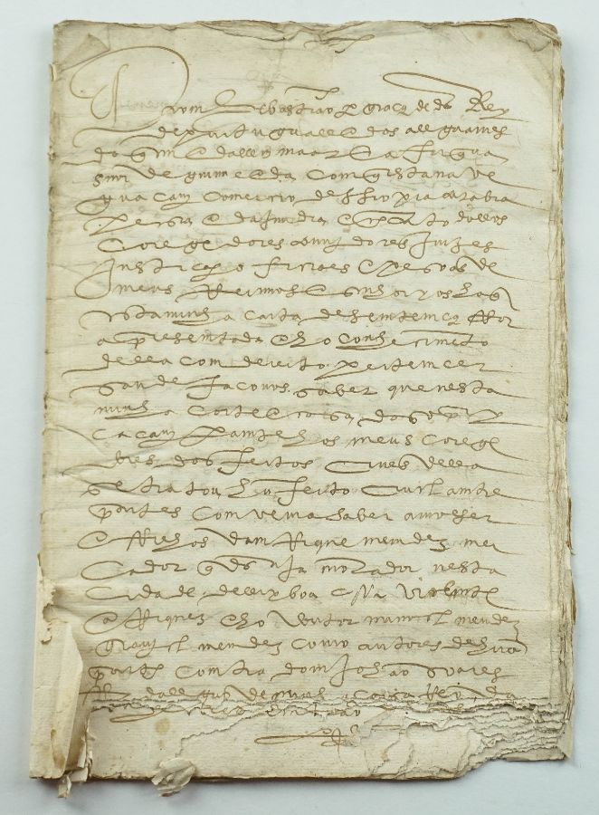 Dom João Soares. Sentença. Lisboa - 1559