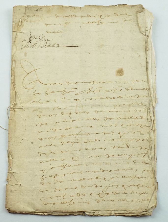 Testamento do Pe. Diogo Malheiro de Melo. Vidigueira - 1643