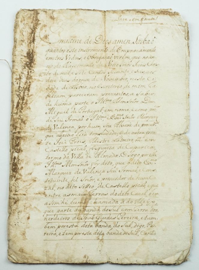 Marquês de Valença. Caparica, Almada - 1766