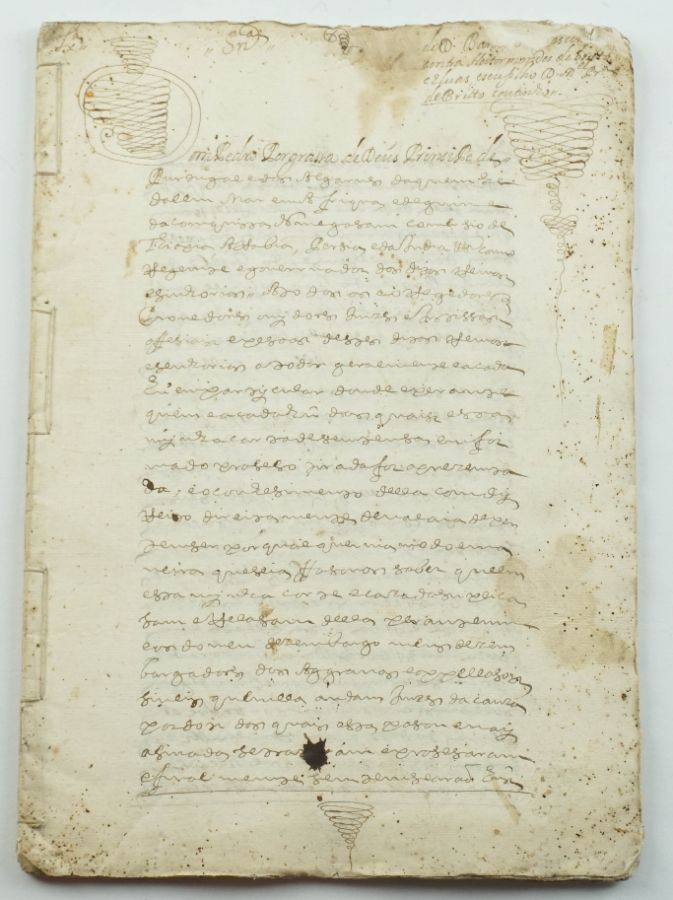 Sentença de D. Bárbara de Vasconcelos. Alhandra - 1673