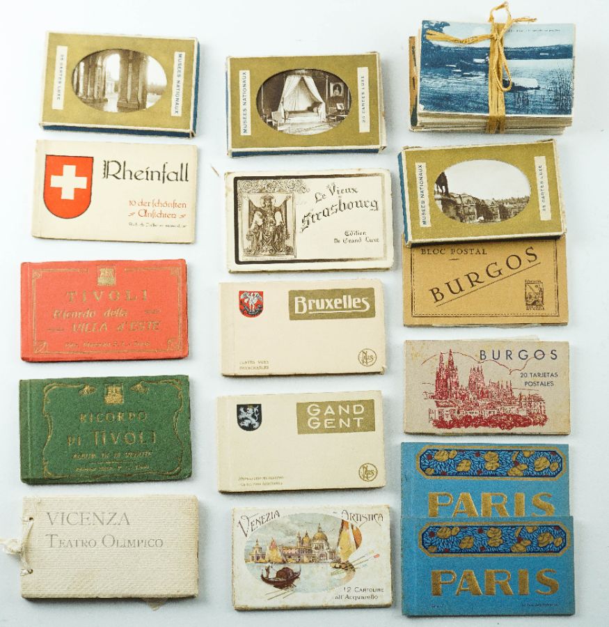15 Carteiras de Postais/Fotografias