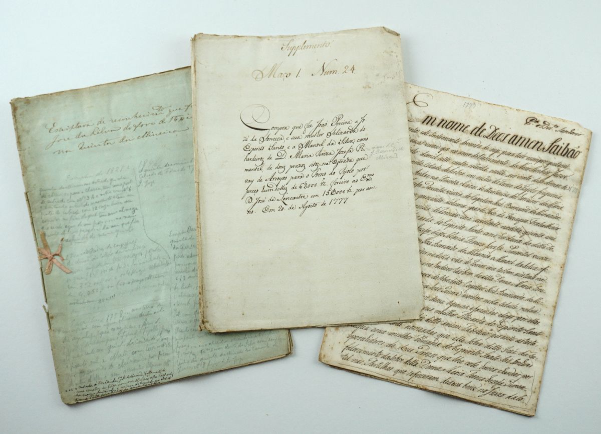 Manuscritos da Quinta da Mineira, em Arroios / Lisboa, 1777