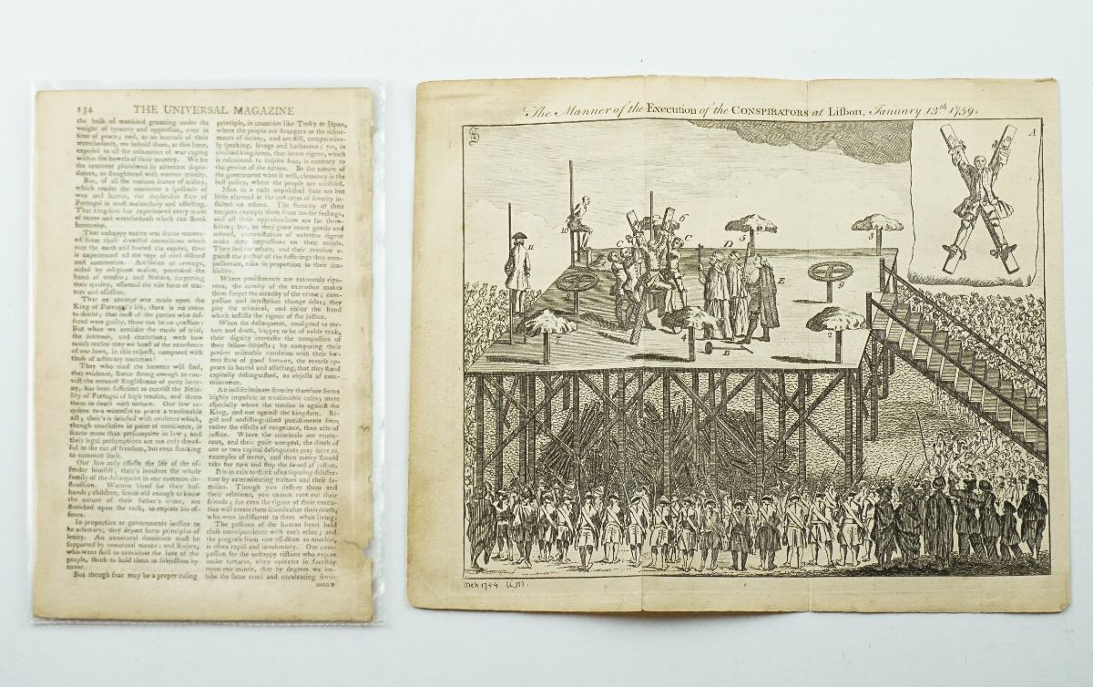 The Manner of The Execution of The Conspirators a Lisbon, January 1759
