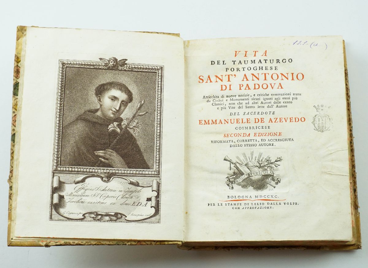VITA del Taumaturgo Portoghese Sant’Antonio di Padova arricchita di (…)