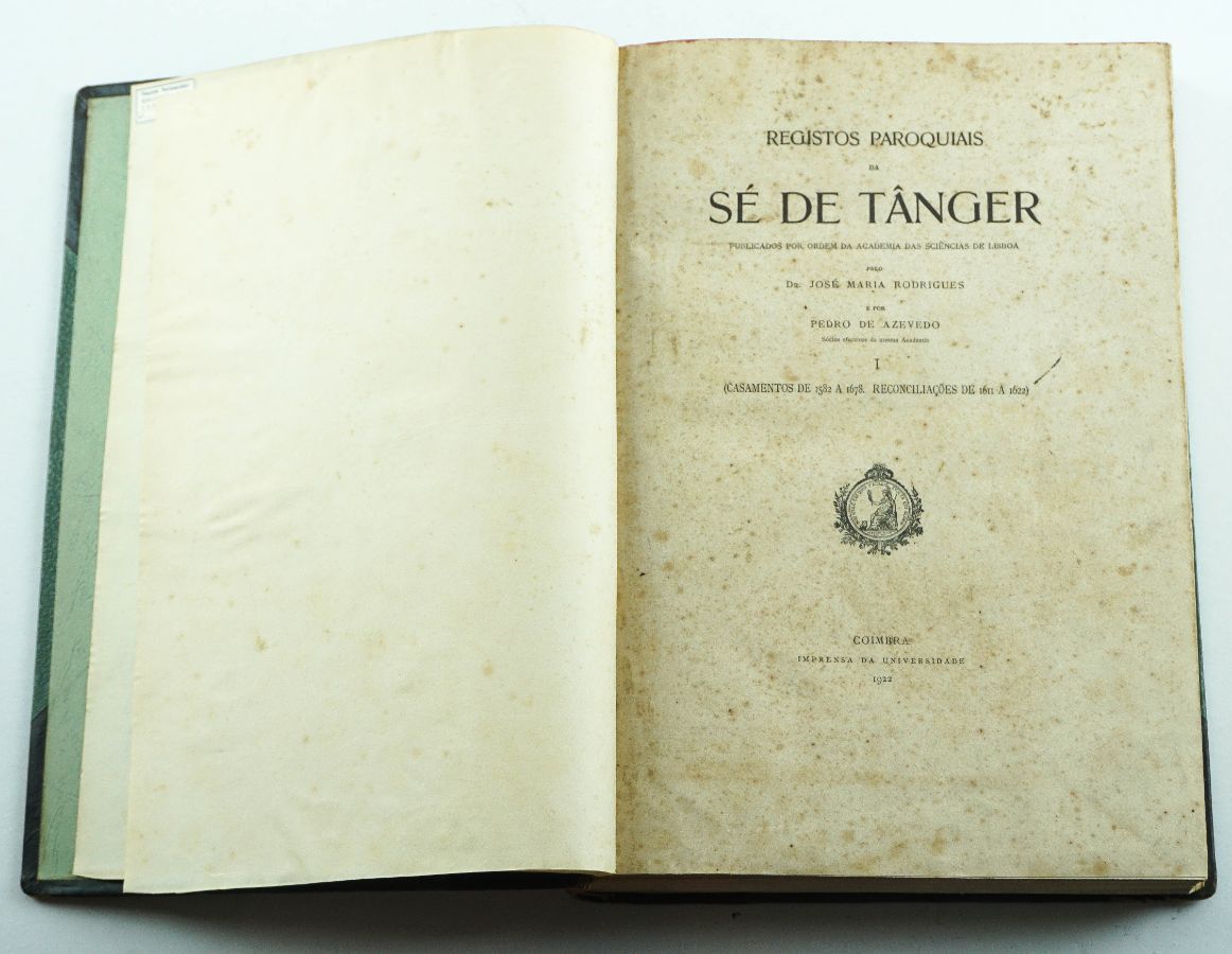 REGISTOS PAROQUIAIS DA SÉ DE TÂNGER