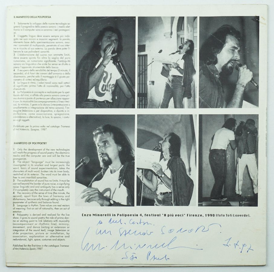 Enzo Minarelli ‎– The Sound Side Of Poetry