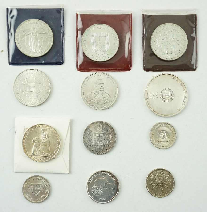 11 Moedas em Prata