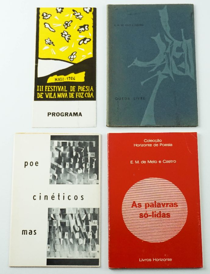 E.M. de Melo e Castro – Manuscritos e livros