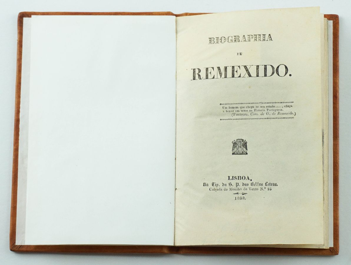 Rara biografia do guerrilheiro miguelista Remexido (1838)