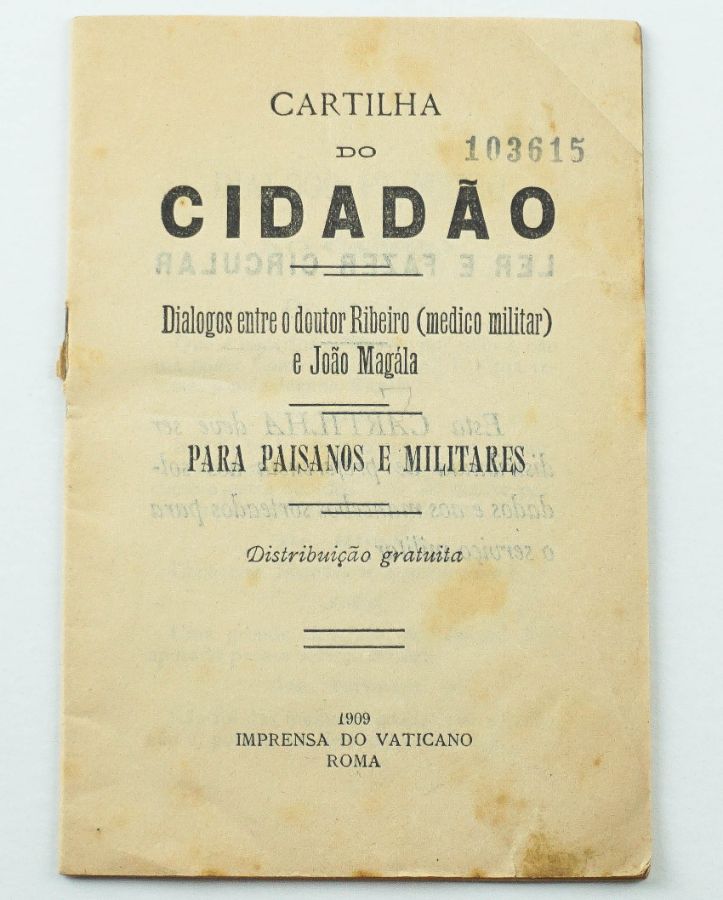 Publicação clandestina da Carbonária (1909)