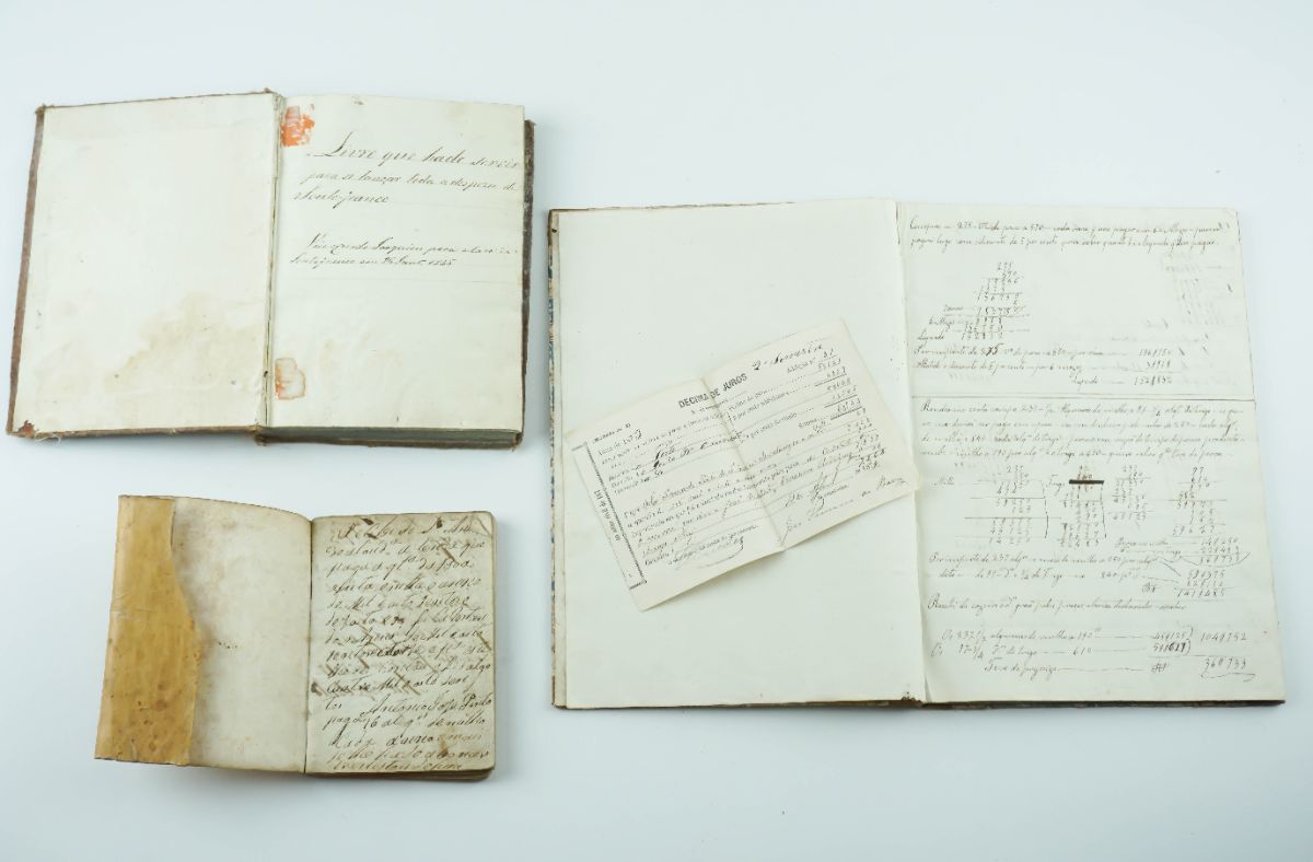 3 Cadernos séc. XVIII e XIX
