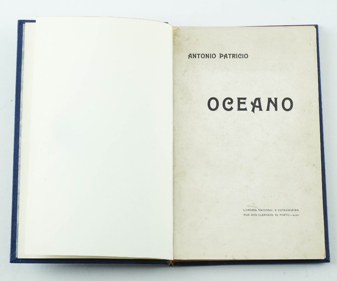 António Patrício – primeiro livro do autor- com dedicatória