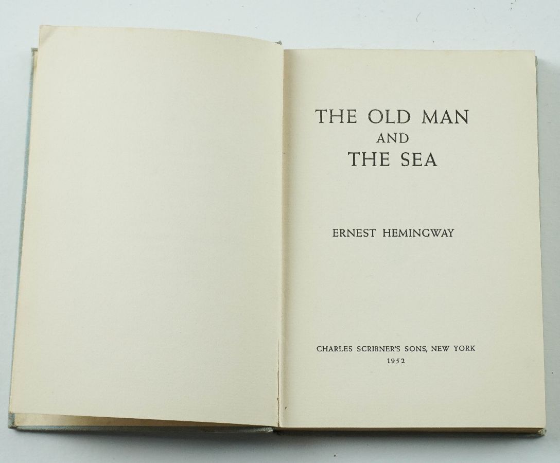 Rarissima primeira edição de Ernest Hemingway – The Old Man and the Sea