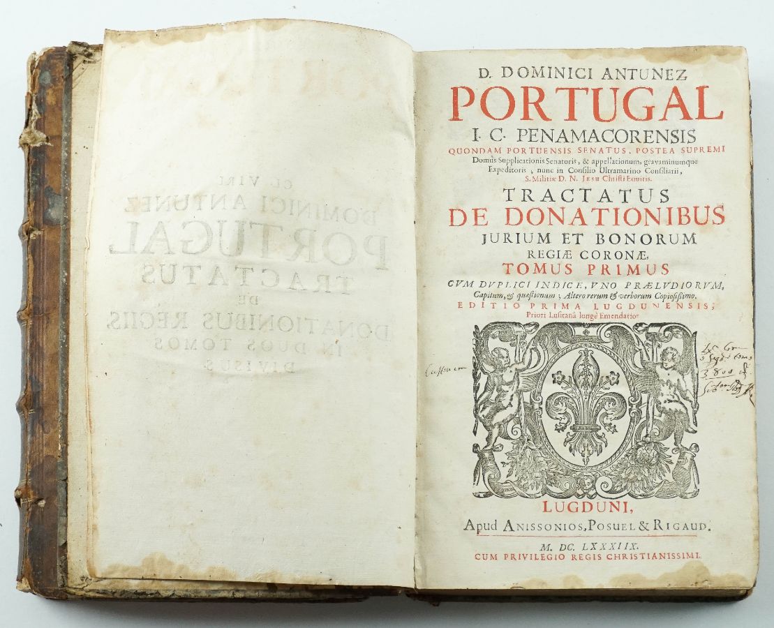 Tractatus de Donationibus – 1688 1ª edição ilustrada