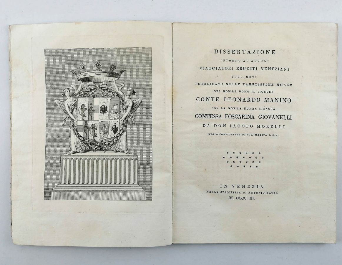 Rara obra sobre Viajantes Venezianos do séc. XVI
