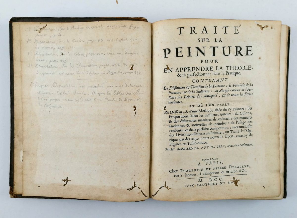Traité de la Peinture - 1700