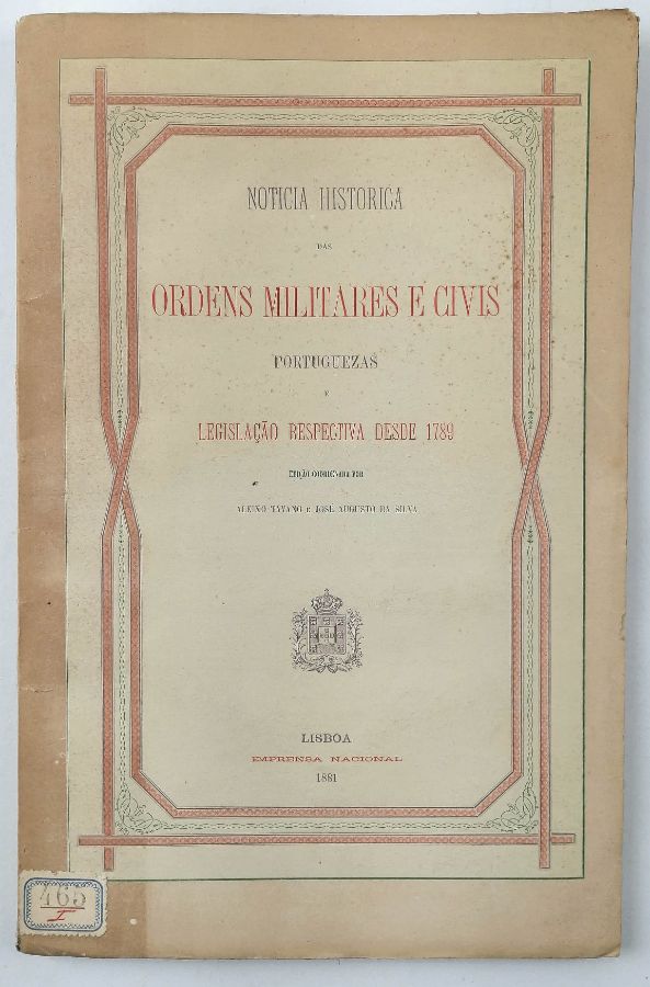 Ordens Militares e Civis Portuguezas (1881)