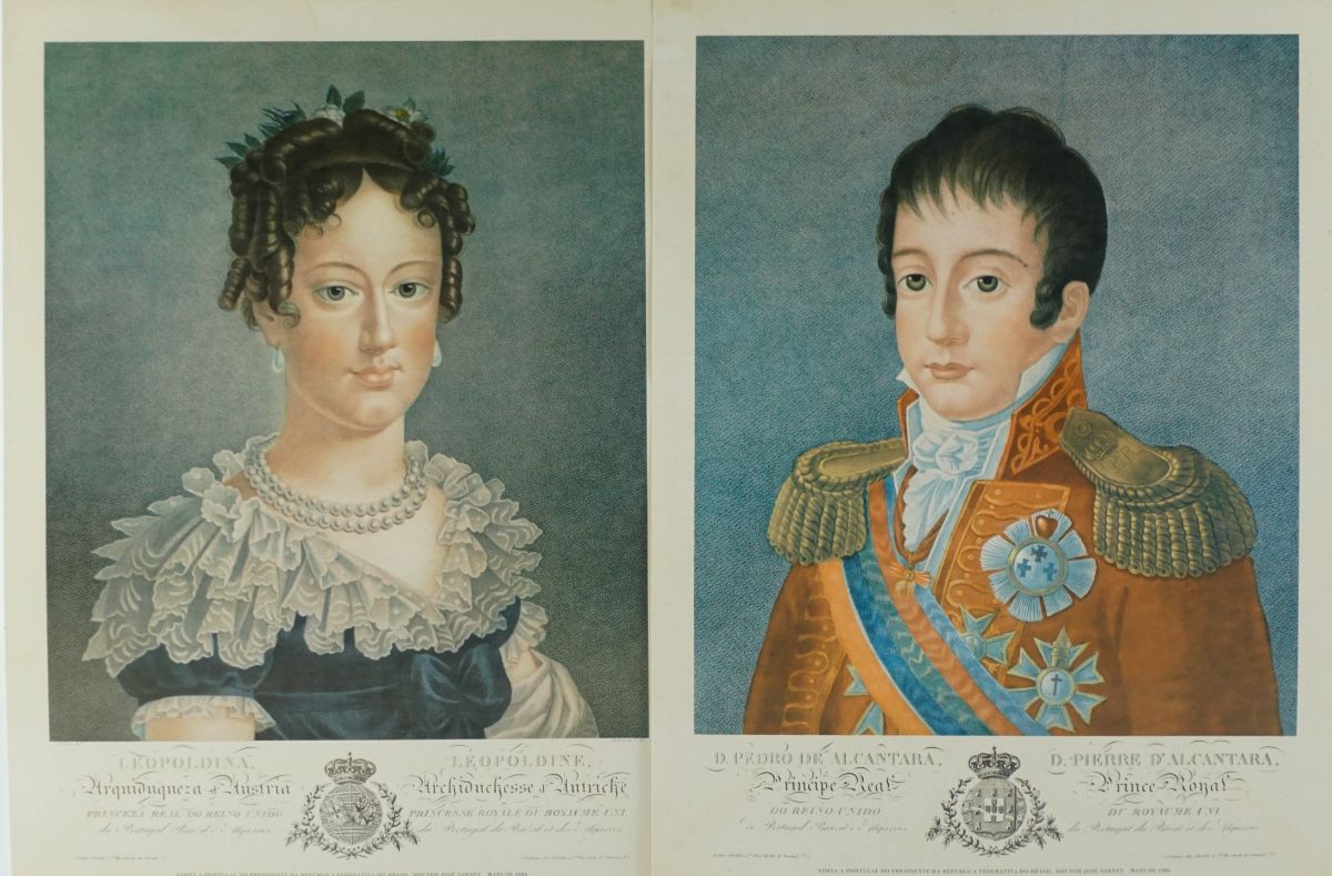 D. Pedro de Alcântara e D. Leopoldina