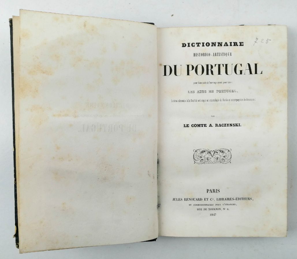 Dictionnaire Historico – Artistique Du Portgual