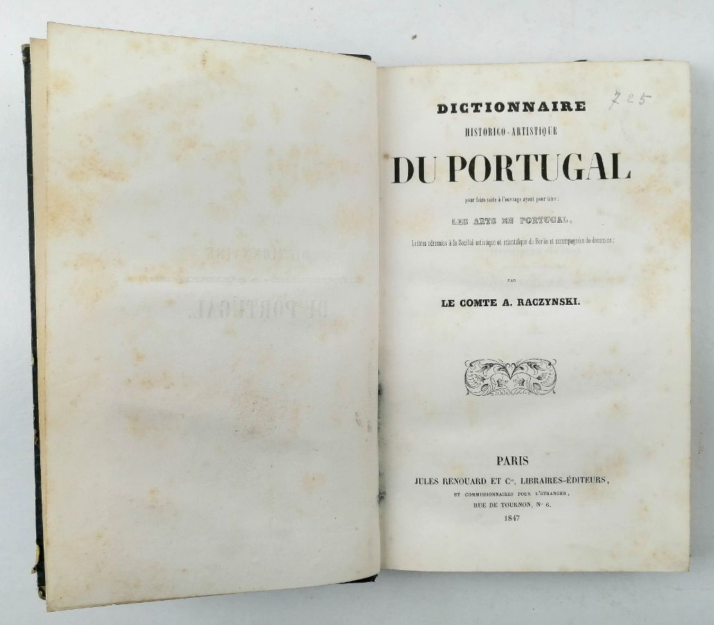 Dictionnaire Historico – Artistique Du Portgual