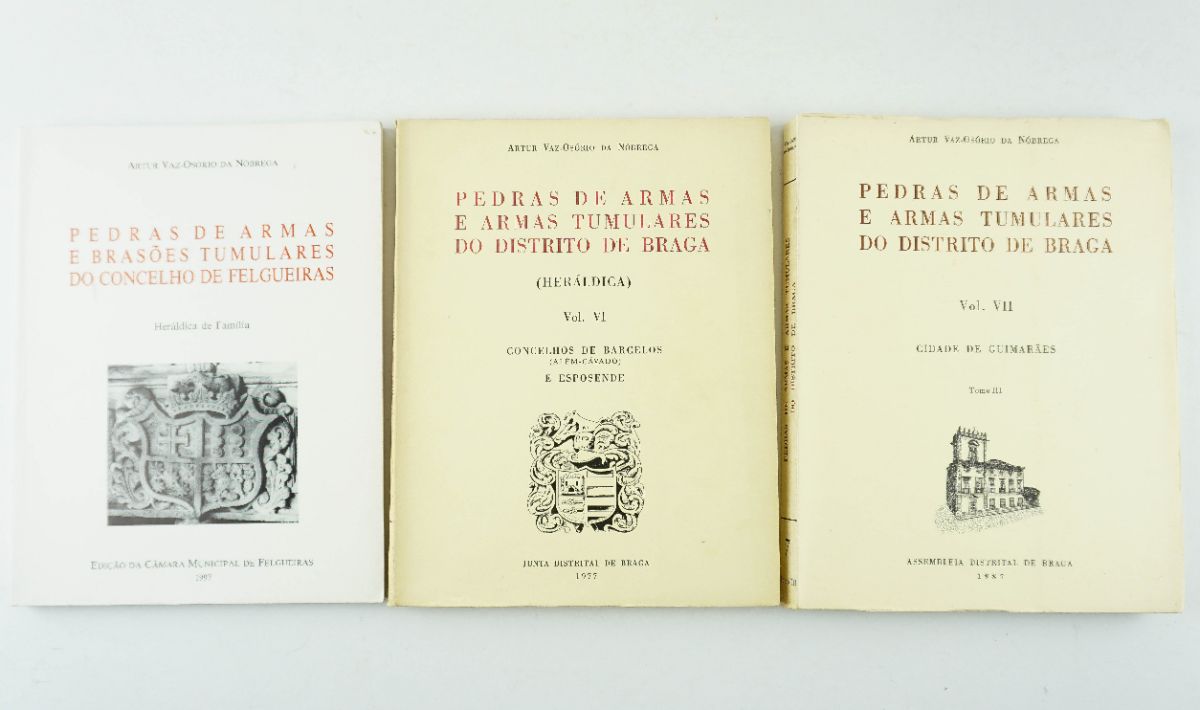 Conjunto de obras Pedras de Armas e Brasões Tumulares