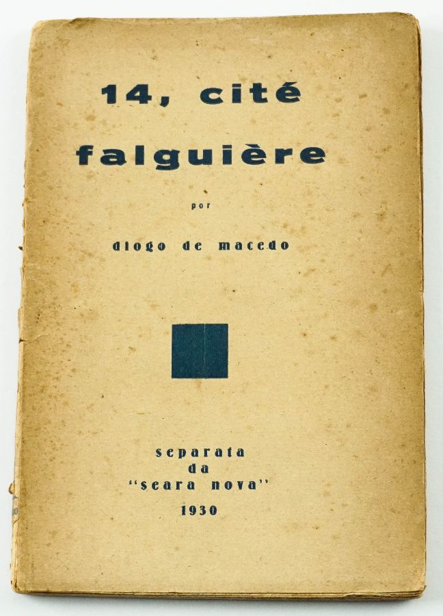 Diogo de Macedo – 14, Cité Falguière – com dedicatória
