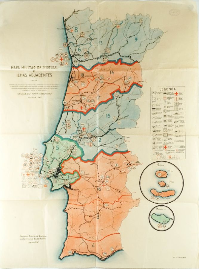 Mapa Militar de Portugal e Ilhas Adjacentes