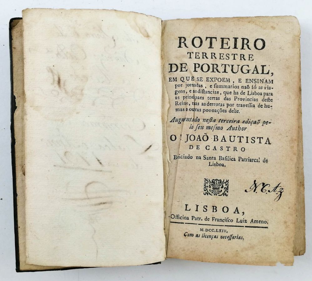 Roteiro Terrestre de Portugal – 1764