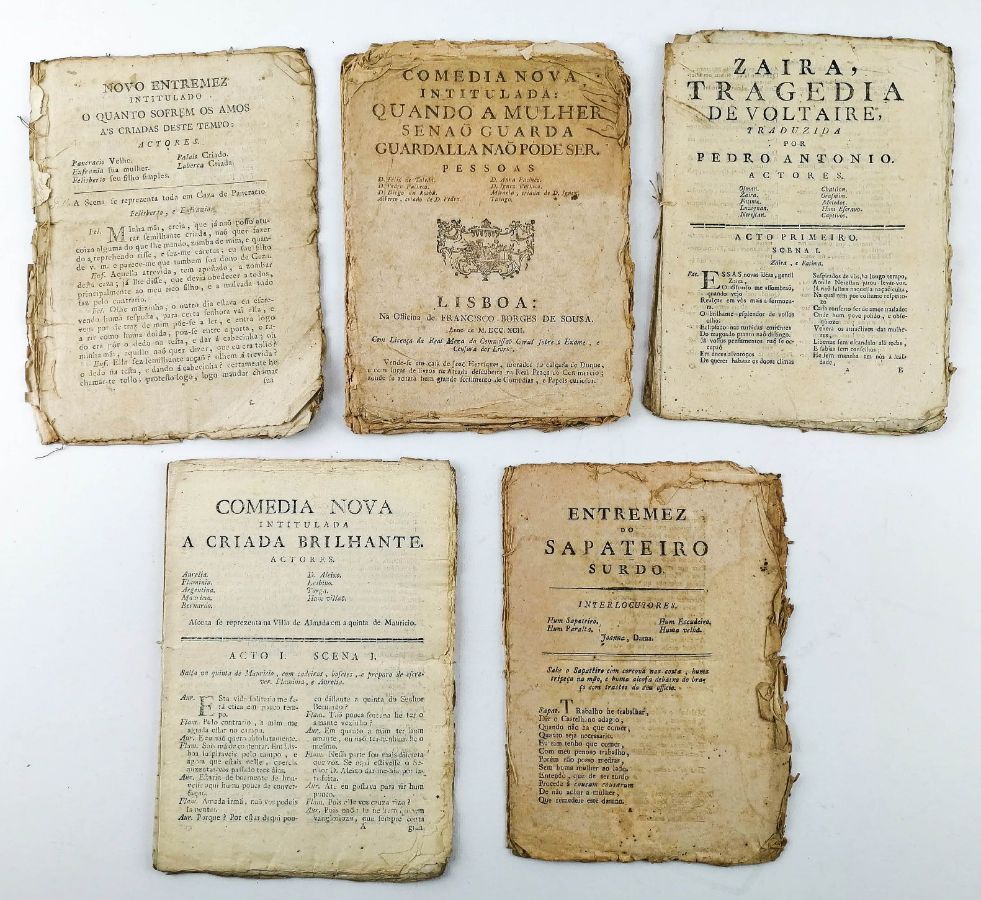 Publicações Teatro Português sec. XVIII