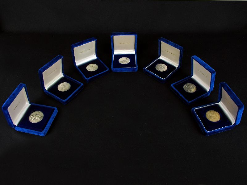 7 Moedas em Prata