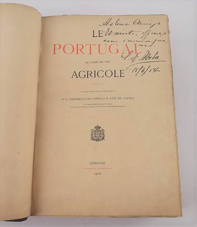 LE PORTUGAL AU POINT DE VUE AGRICOLE